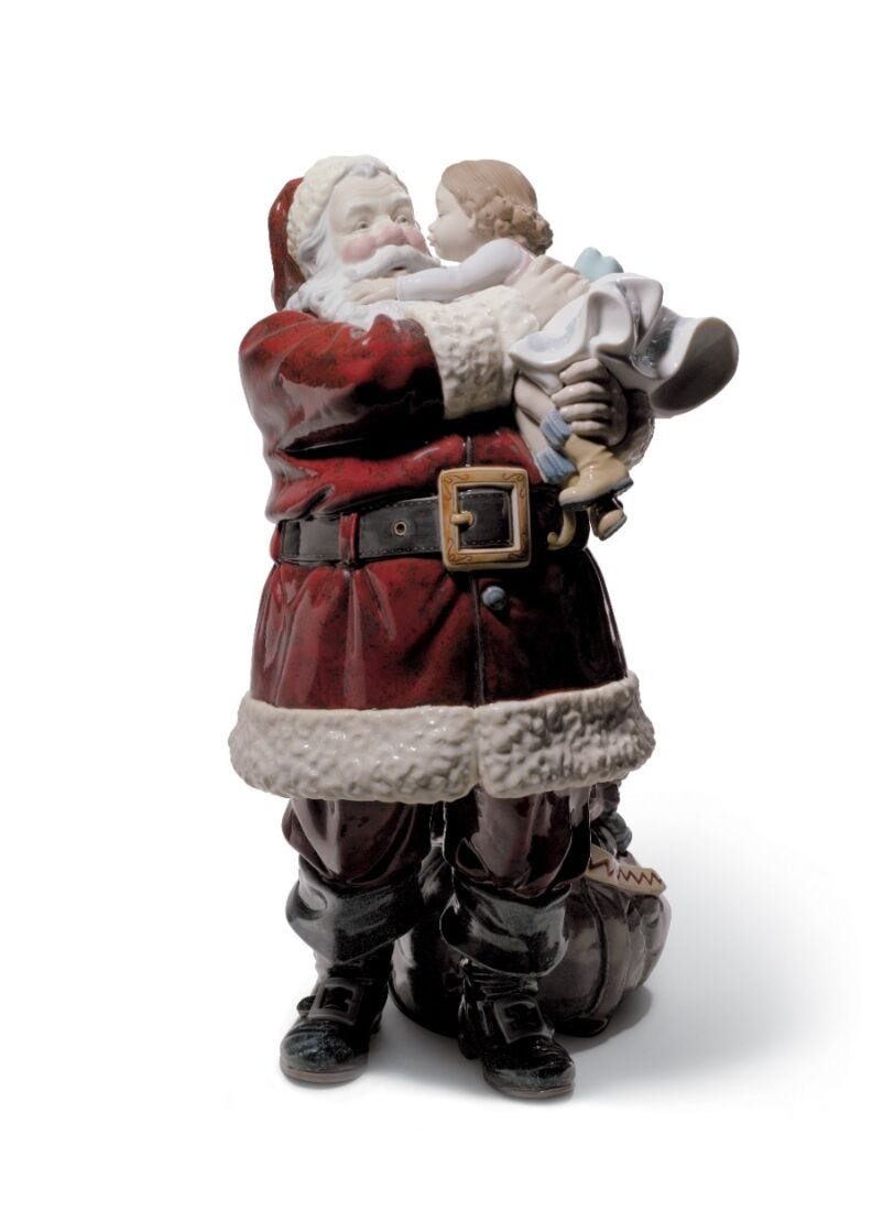 Lladro Santa Ive Been Good Sculpture Limited Edition