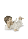Lladro Angel Laying Down Figurine