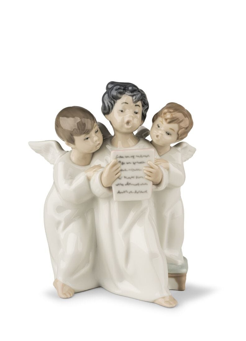 Lladro Angels Group Figurine