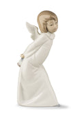 Lladro Curious Angel Figurine