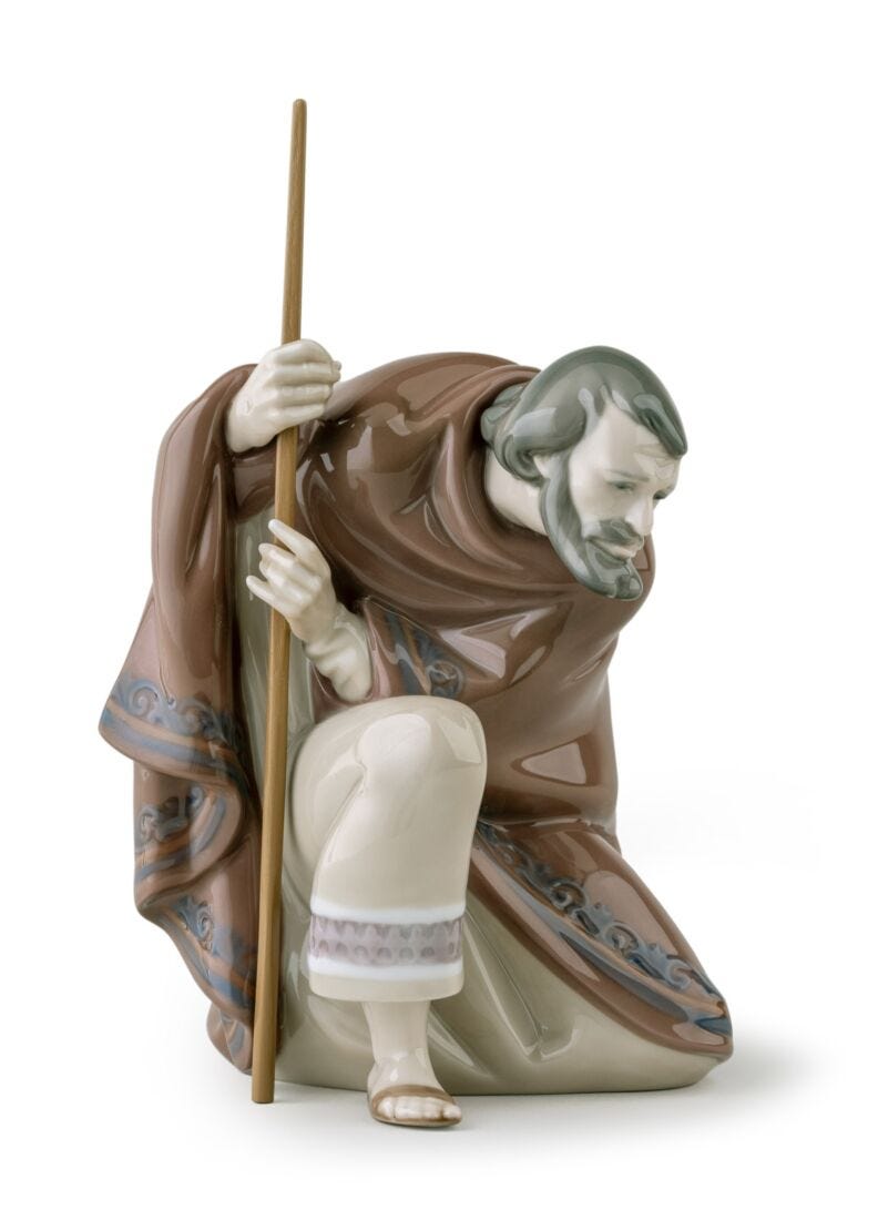 Lladro Saint Joseph Nativity Figurine II