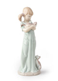 Lladro Dont Forget Me Girl Figurine