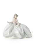 Lladro At The Ball Woman Figurine