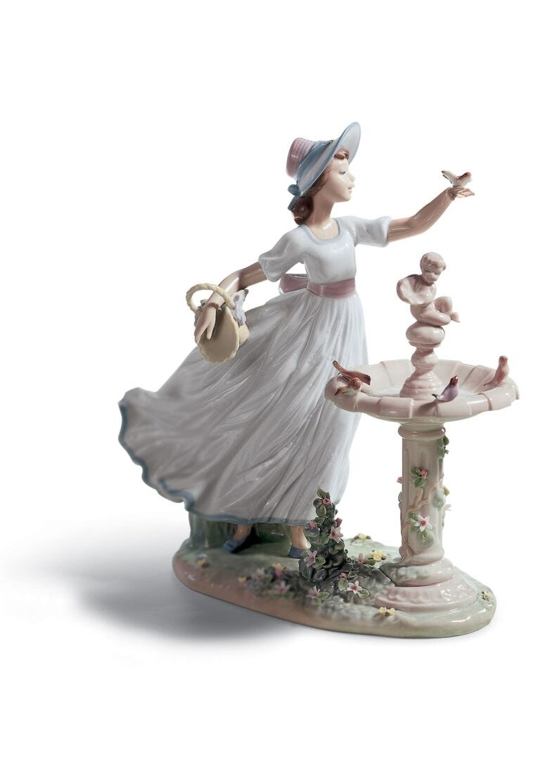 Lladro Spring Joy Girl Figurine
