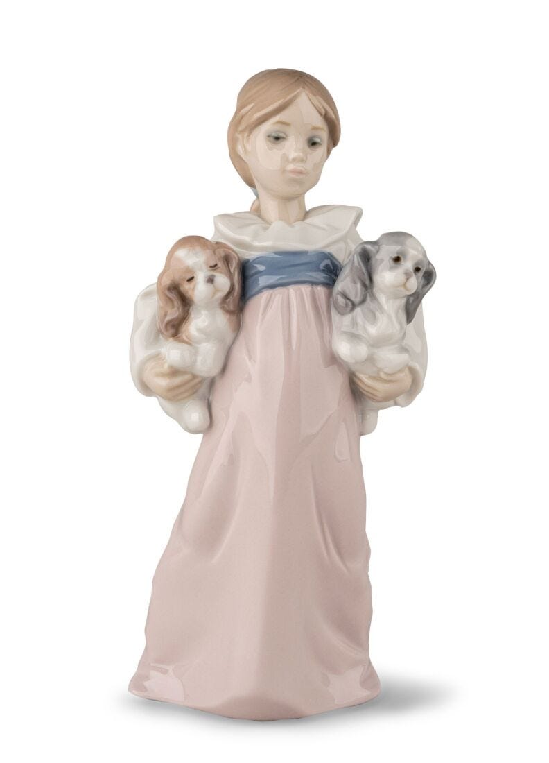 Lladro Arms Full of Love Girl Figurine