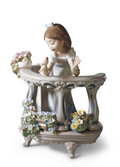 Lladro Morning Song Girl Figurine