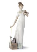 Lladro Traveling Companions Woman Figurine