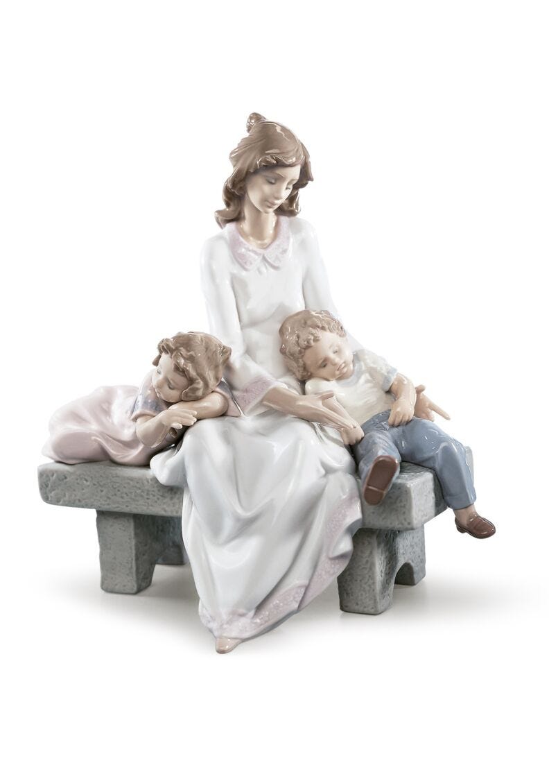 Lladro An Afternoon Nap Mother Figurine