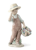 Lladro My Happy Friend Boy Figurine