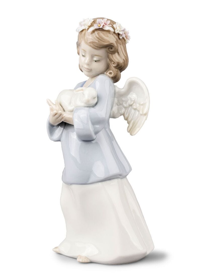 Lladro Heavenly Love Angel Figurine
