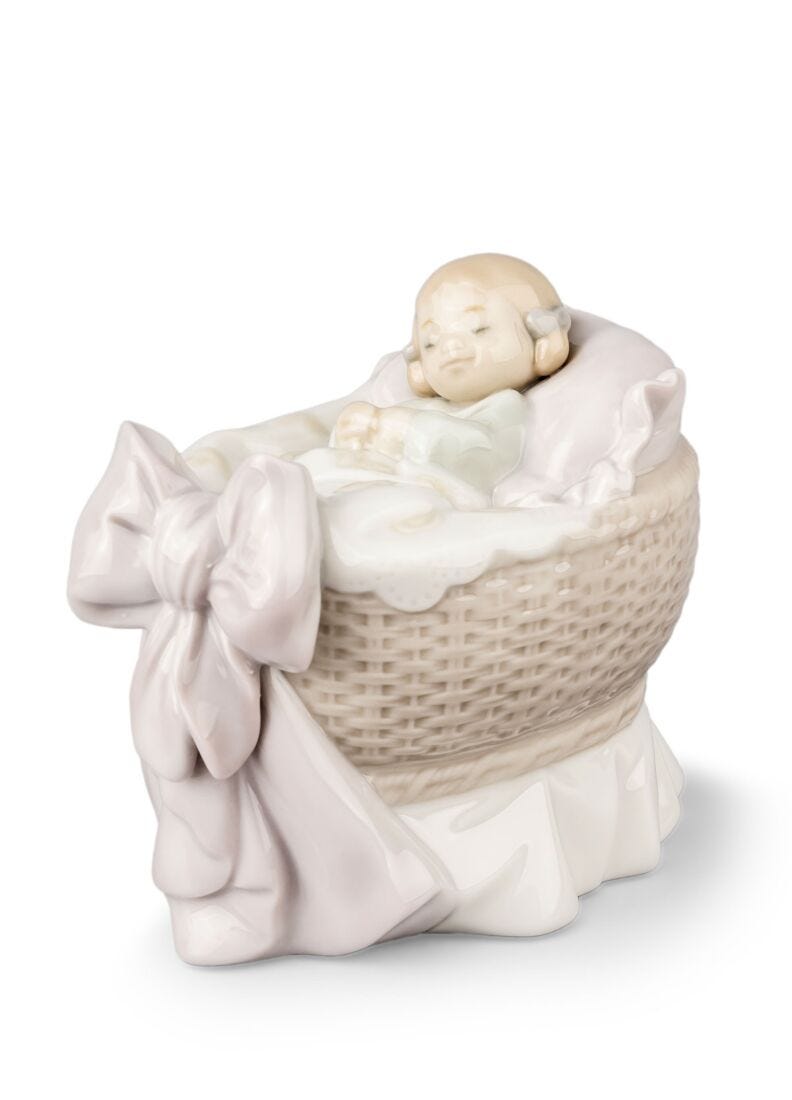 Lladro A New Treasure Girl Figurine