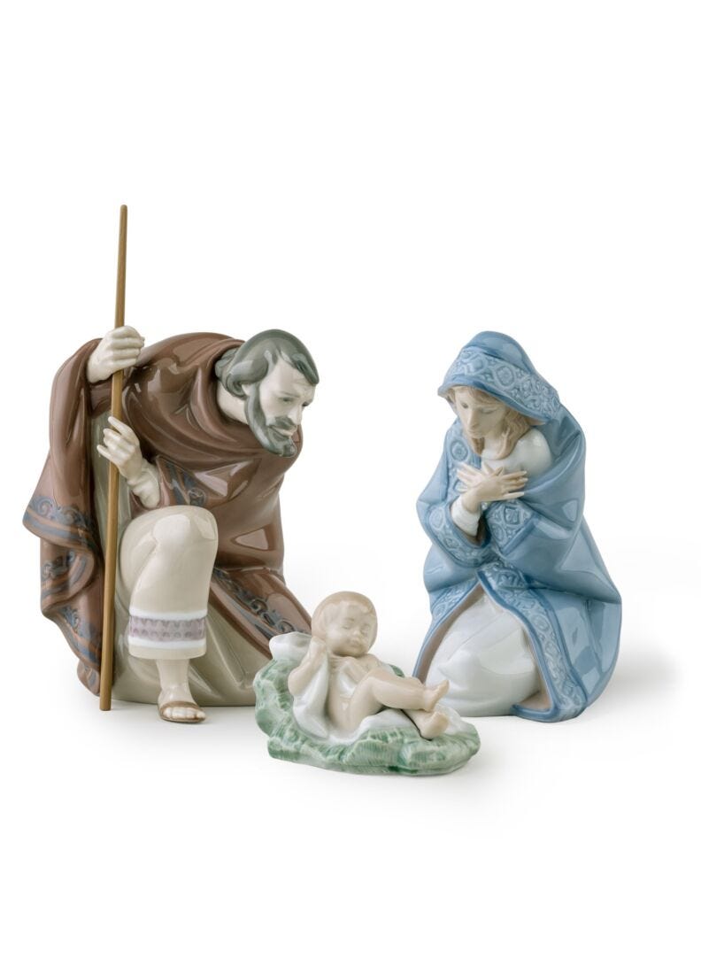 Lladro Silent Night Nativity Set