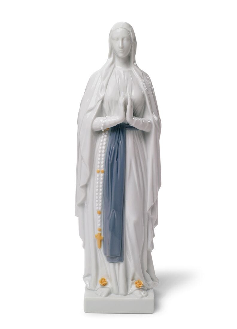 Lladro Our Lady of Lourdes Figurine