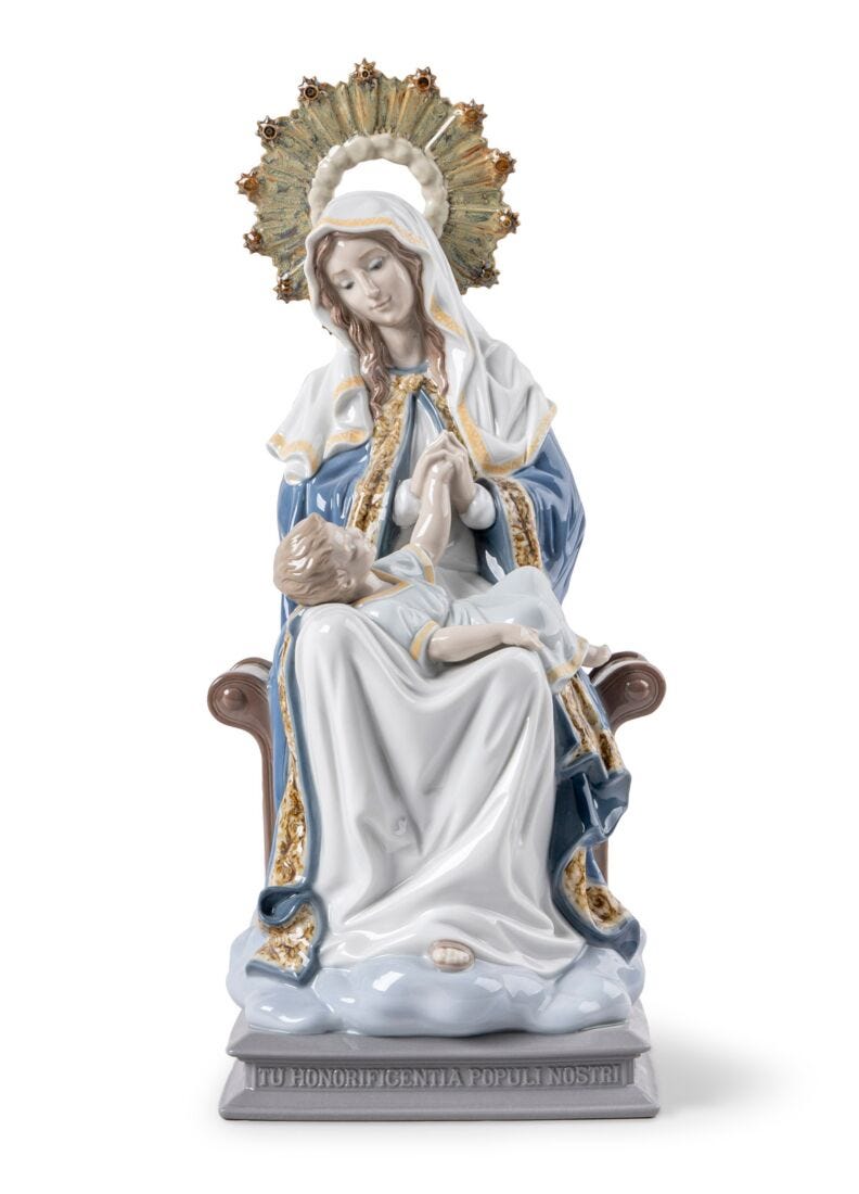 Lladro Our Lady of Divine Providence Figurine