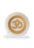 Lladro Om Decorative Plate Golden Lustre