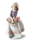 Lladro May Flowers Girl Figurine Special Version