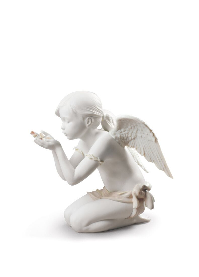 Lladro A Fantasy Breath Angel Figurine