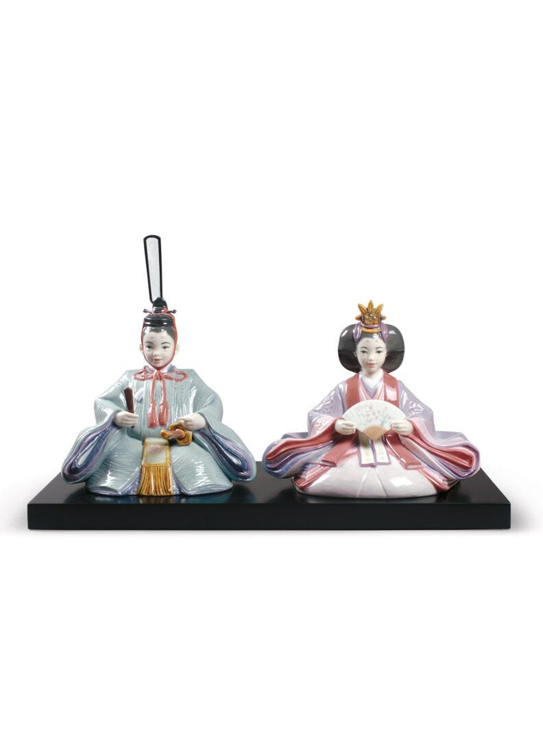 Lladro Hinamatsuri Dolls Figurine