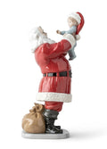 Lladro Merry Christmas Santa Sculpture