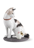 Lladro Cat and Mouse Game