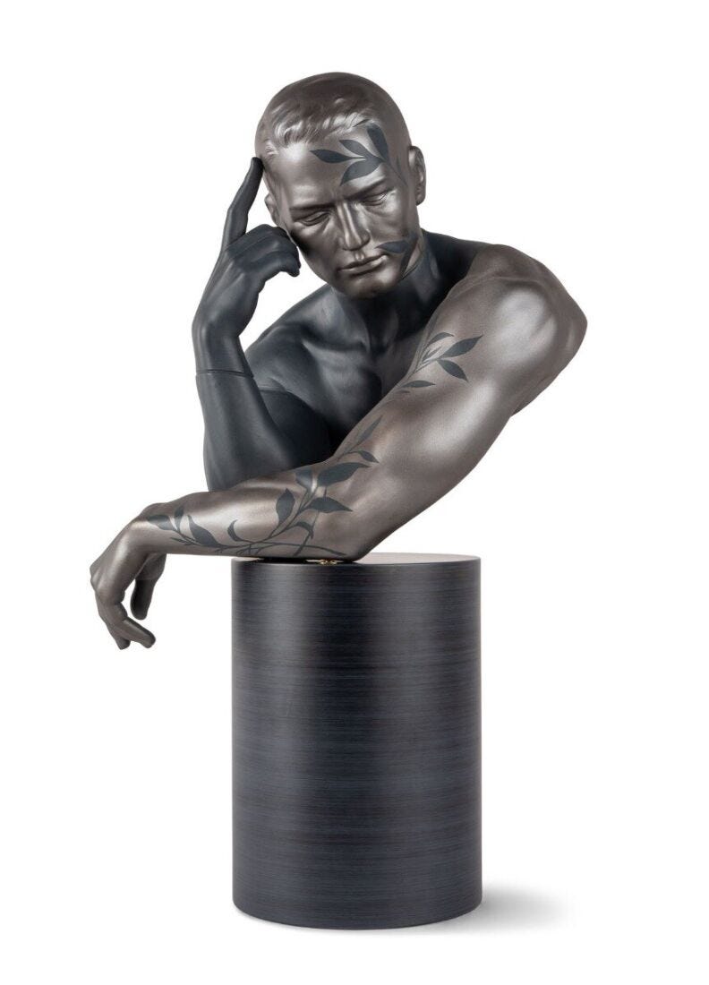 Lladro Reflections of Nature Him Sculpture