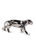 Lladro Panther Silver Sculpture