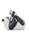 Lladro Mommy Panda Sculpture