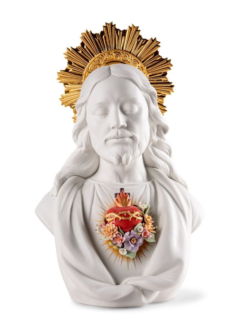 Lladro Sacred Heart of Jesus Sculpture