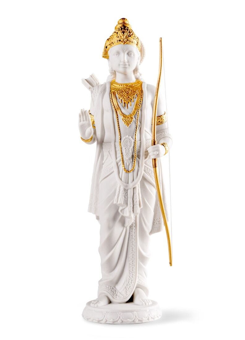 Lladro Rama Sculpture Golden Luster