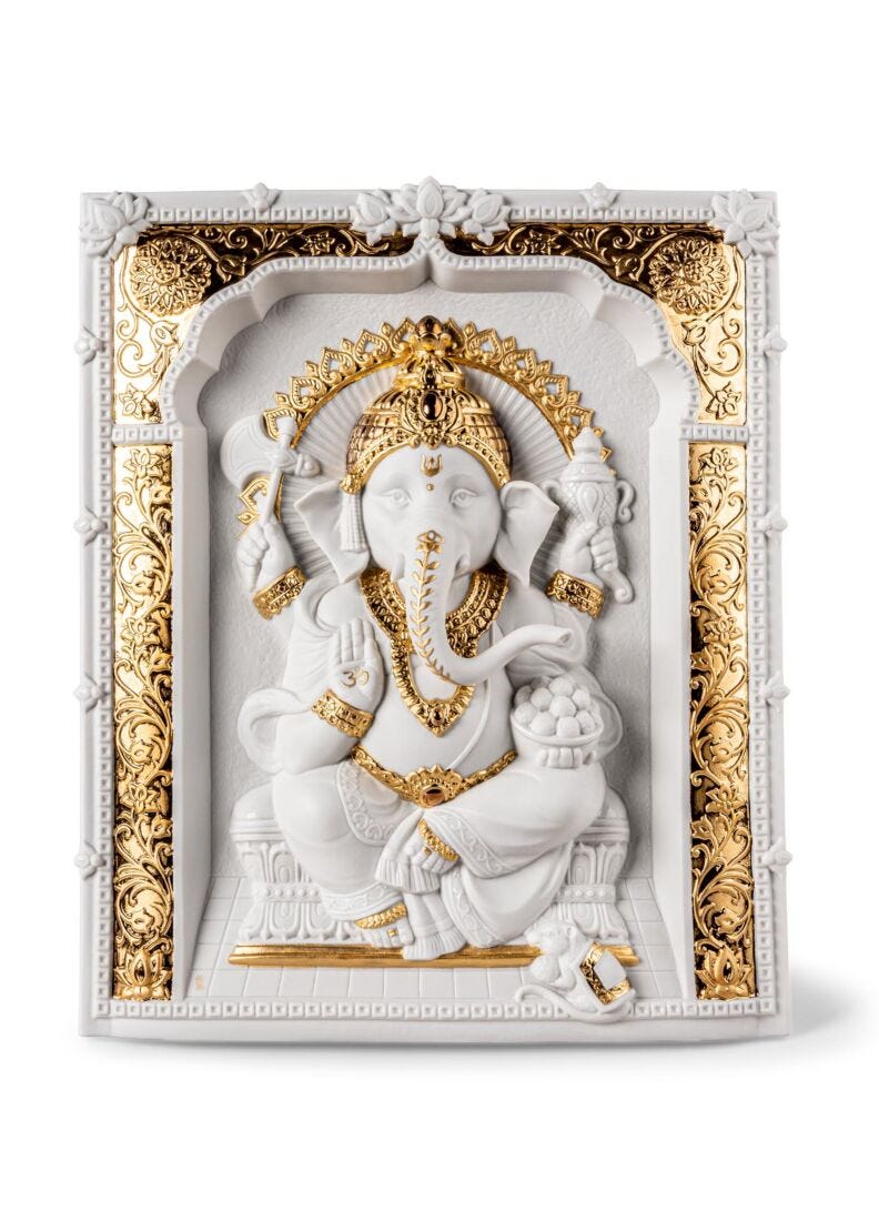 Lladro Lord Ganesha Wall Art