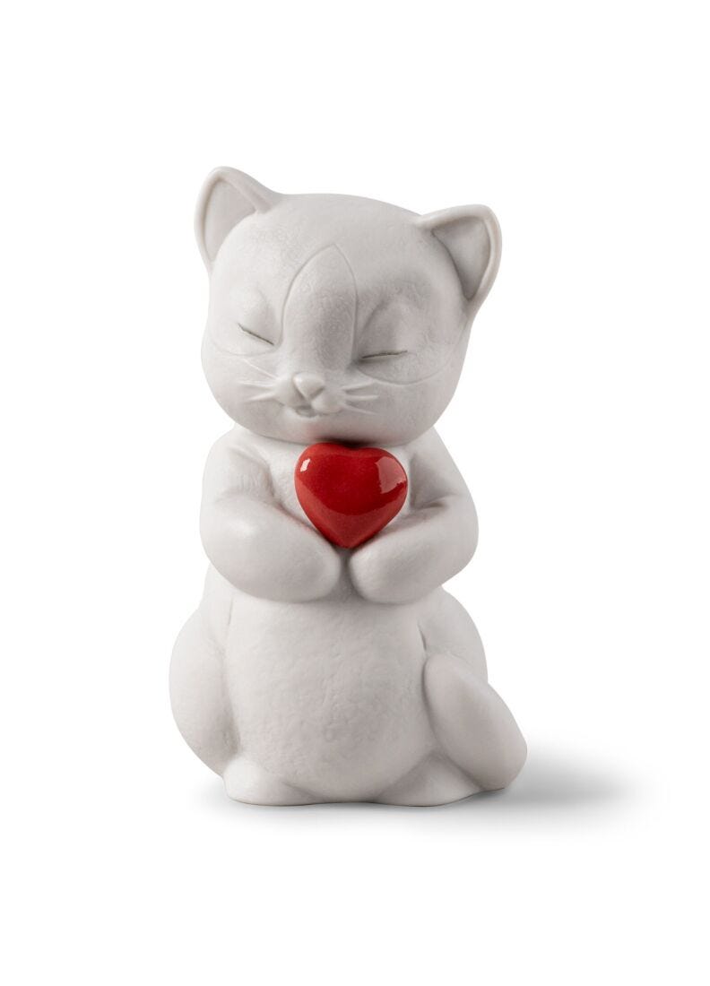 Lladro Whiskers Playful Kitten Figurine