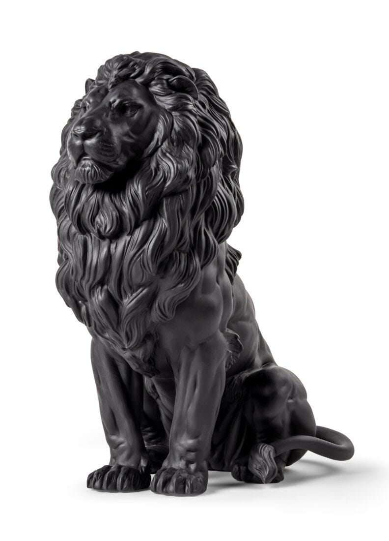 Lladro Majestic Lion Sculpture