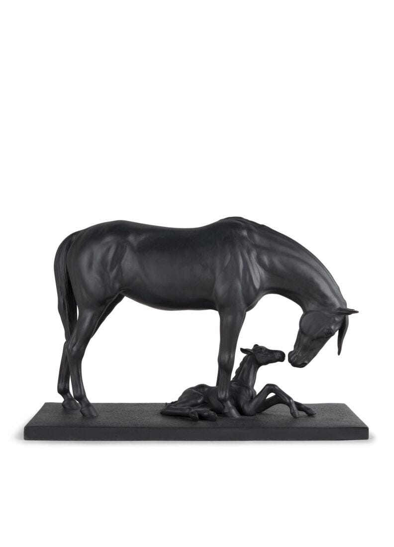 Lladro Mare and Foal