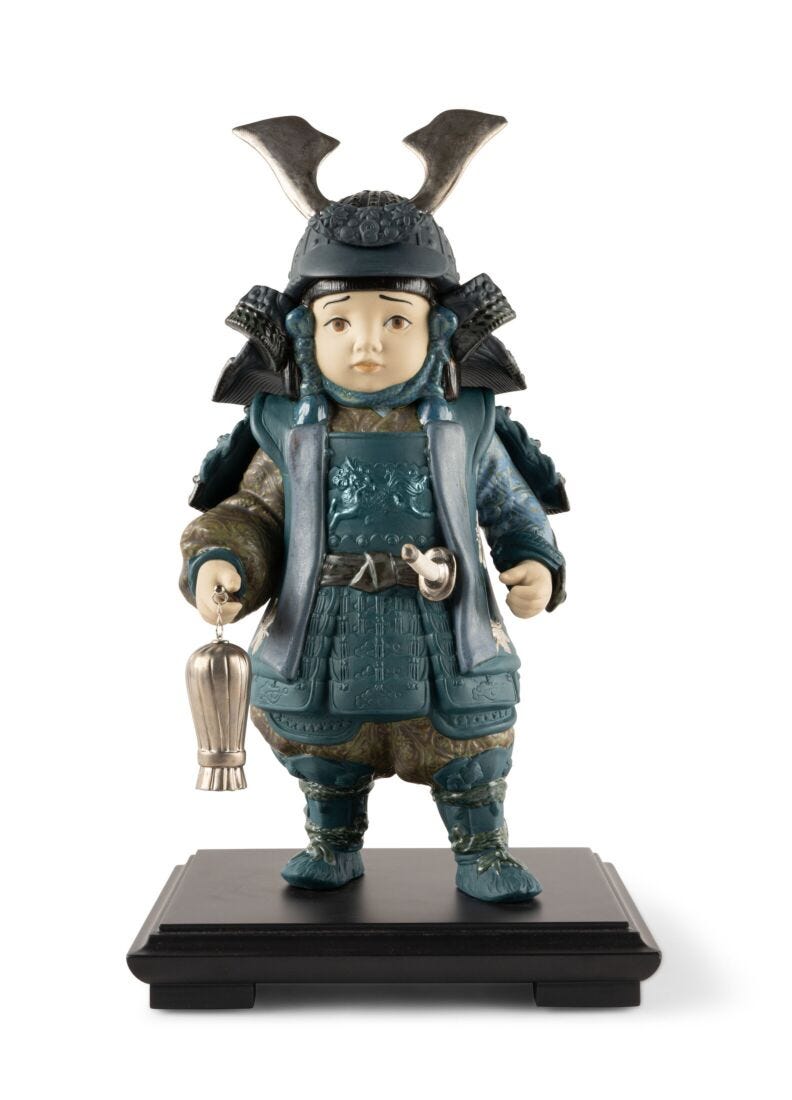 Lladro Warrior Boy Sculpture Limited Edition