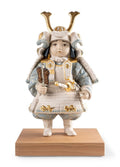 Lladro Warrior Boy Sculpture White Limited Edition