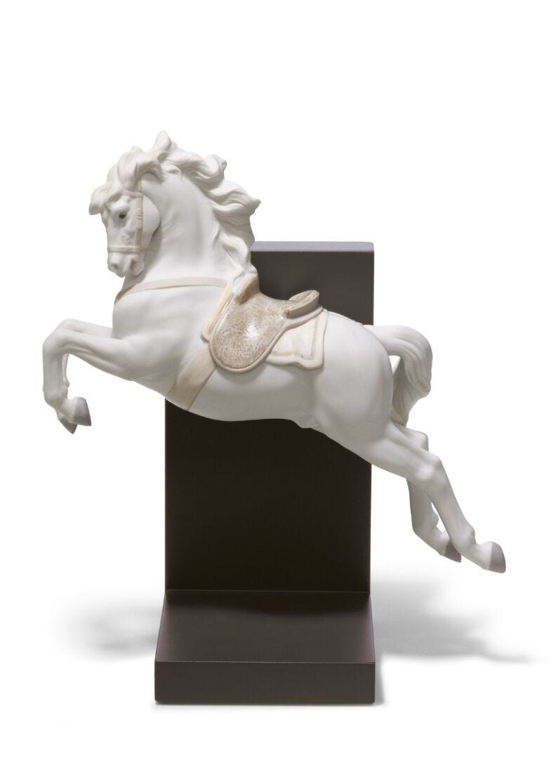 Lladro Horse on Pirouette Figurine