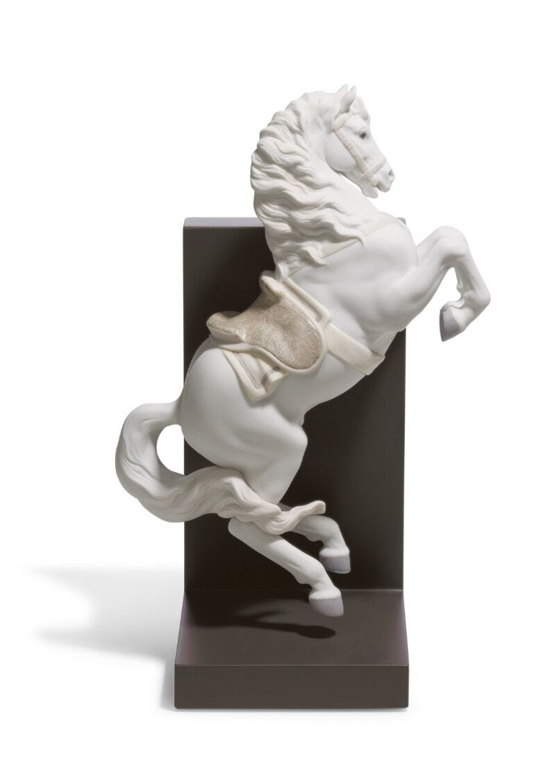 Lladro Horse on Courbette Figurine