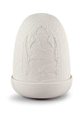 Lladro Lord Ganesha and Goddess Lakshmi Dome Table Lamp