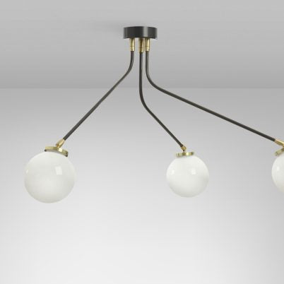 CTO Lighting Array Pendant Mini Ceiling Light satin brass