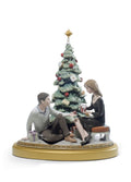 Lladro A Romantic Christmas Couple Figurine Limited Edition