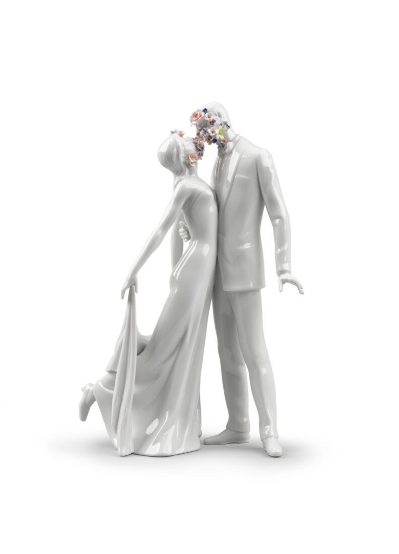 Lladro Love I Blossoms Sculpture