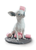 Lladro Chihuahua with Marshmallows Dog Figurine