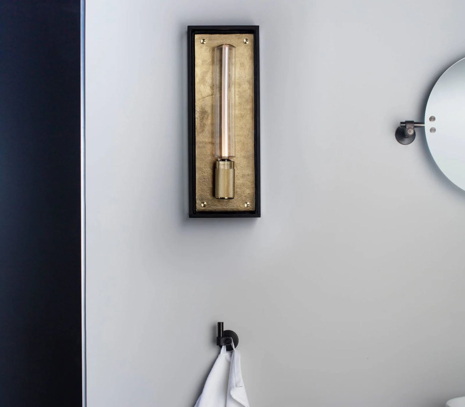 Buster + Punch Caged Wet Wall Light — Cross Knurl, Large