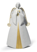 Lladro Praying Cantata Angel Christmas Ornament Golden Lustre