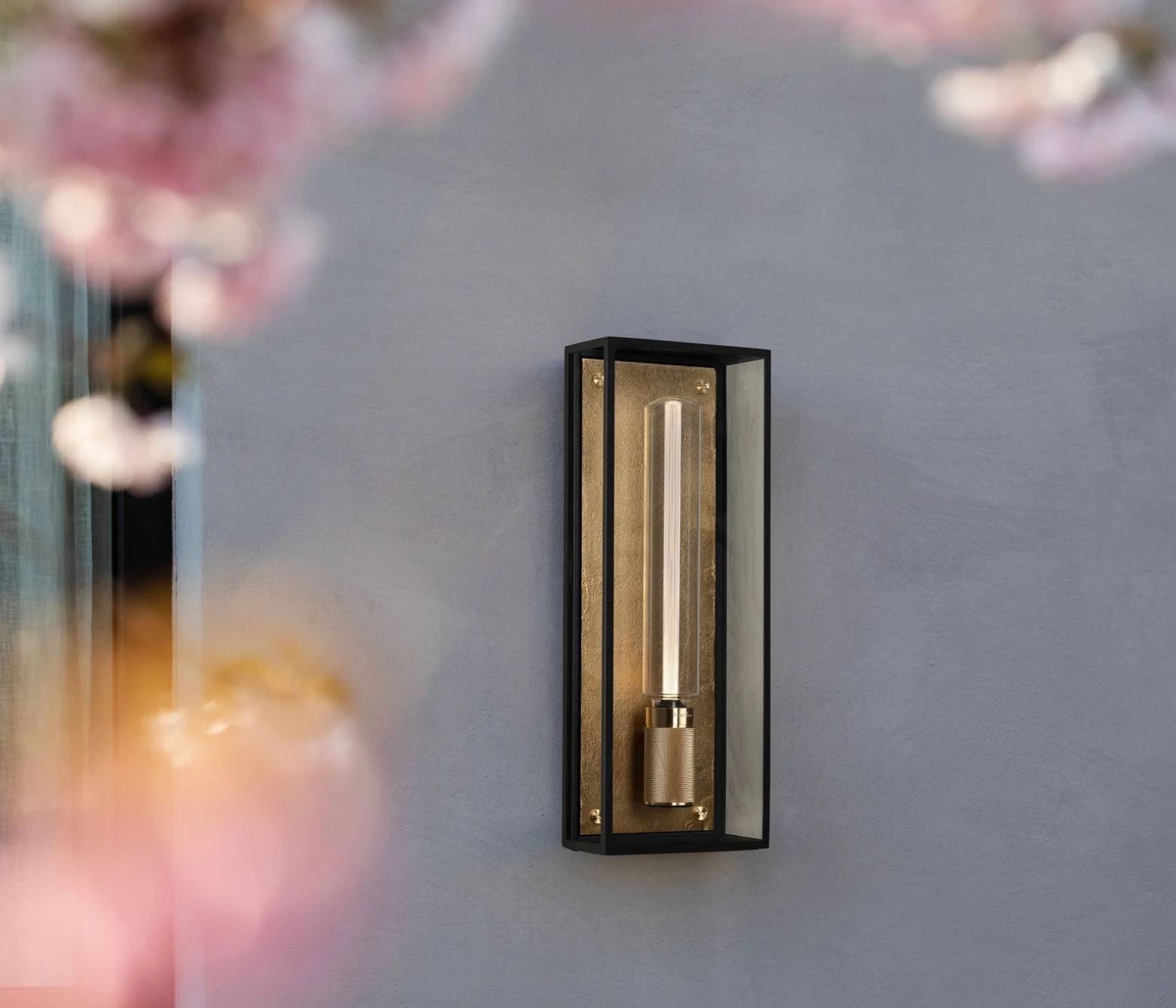Buster + Punch Caged Wet Wall Light — Cross Knurl, Large