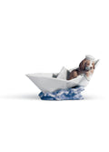 Lladro Little Stowaway Dog Figurine
