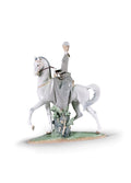 Lladro Woman on Horse Figurine