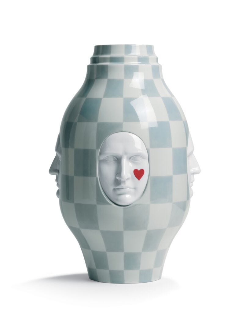 Lladro Conversation Vase I by Jaime Hayon