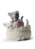 Lladro Curious Kittens Figurine
