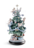 Lladro Great Christmas Tree Sculpture Limited Edition